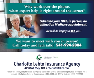 Charlotte Lehto Insurance Agency Medicare Lincoln County Oregon