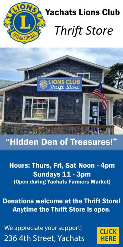Yachats Lions Club Thrift Store Yachats Oregon Coast