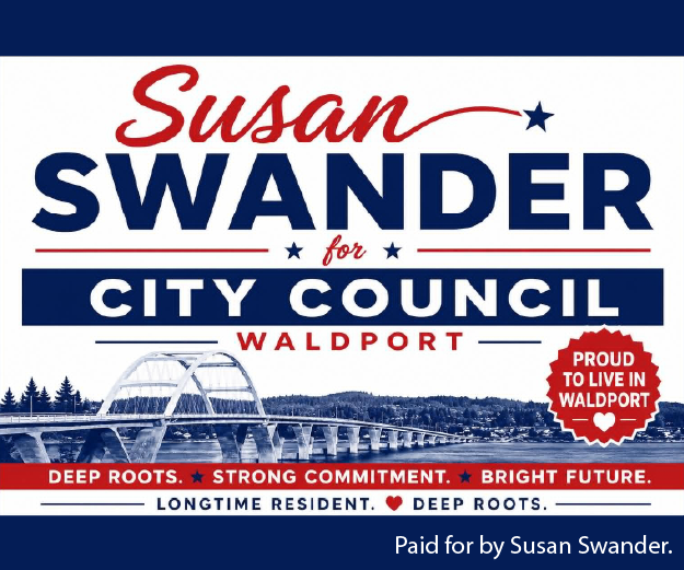 Susan Swander for City Council Waldport Lincoln County Oregon Coast