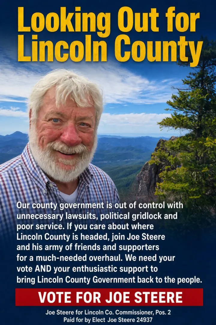 Joe Steere for Lincoln County Commissioner Oregon Coast